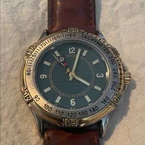 Disney Mickey Mouse DS-318 Tachymeter Two-Tone Vintage Men’s Watch SUB69RM4